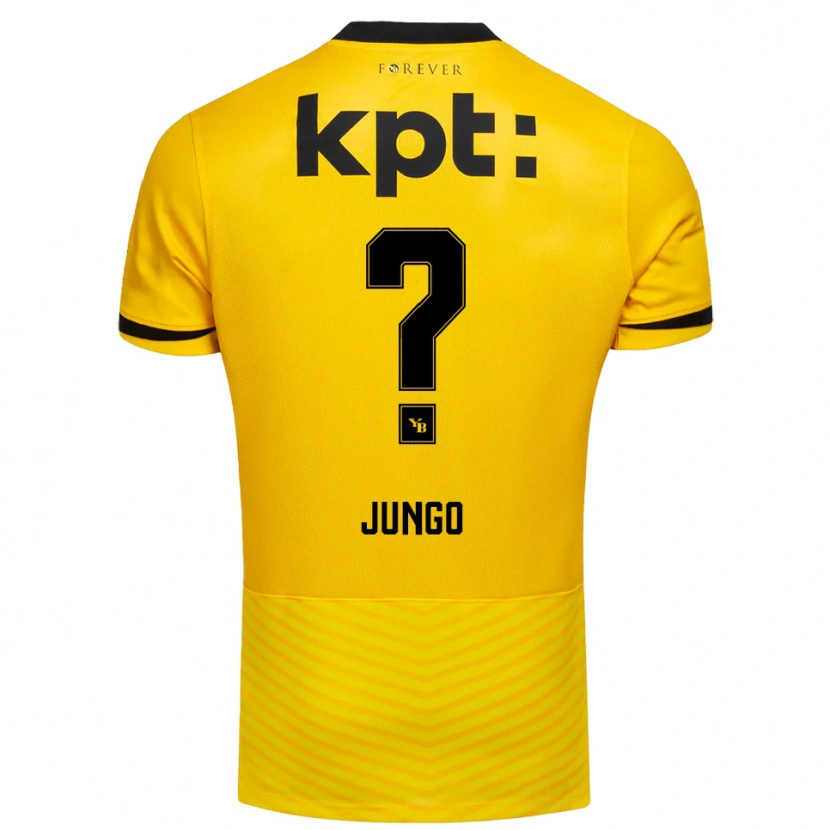 Danxen Kinder Matéo Jungo #0 Gelb Schwarz Heimtrikot Trikot 2025/26 T-Shirt Österreich