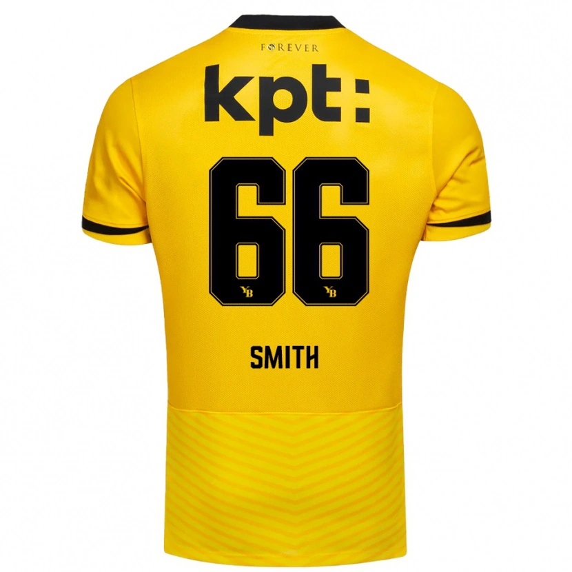 Danxen Kinder Rhodri Smith #66 Gelb Schwarz Heimtrikot Trikot 2025/26 T-Shirt Österreich