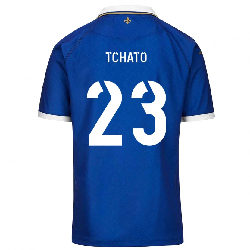 Danxen Kinder Ryan Tchato #23 Blau Gold Heimtrikot Trikot 2025/26 T-Shirt Österreich