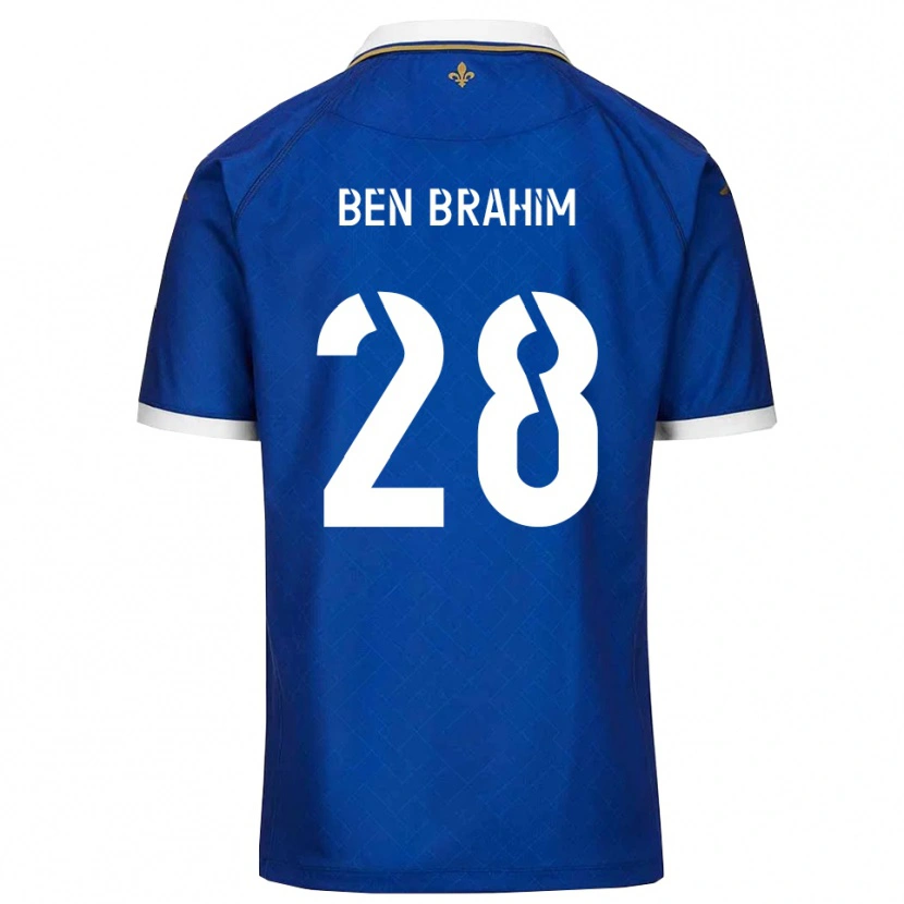 Danxen Kinder Samir Ben Brahim #28 Blau Gold Heimtrikot Trikot 2025/26 T-Shirt Österreich