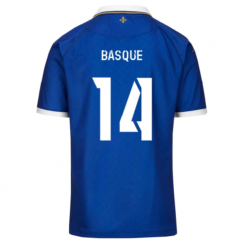 Danxen Kinder Romain Basque #14 Blau Gold Heimtrikot Trikot 2025/26 T-Shirt Österreich