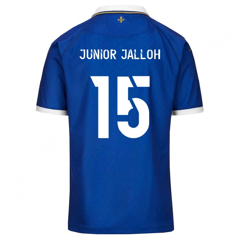 Danxen Kinder Abubakar Junior Jalloh #15 Blau Gold Heimtrikot Trikot 2025/26 T-Shirt Österreich