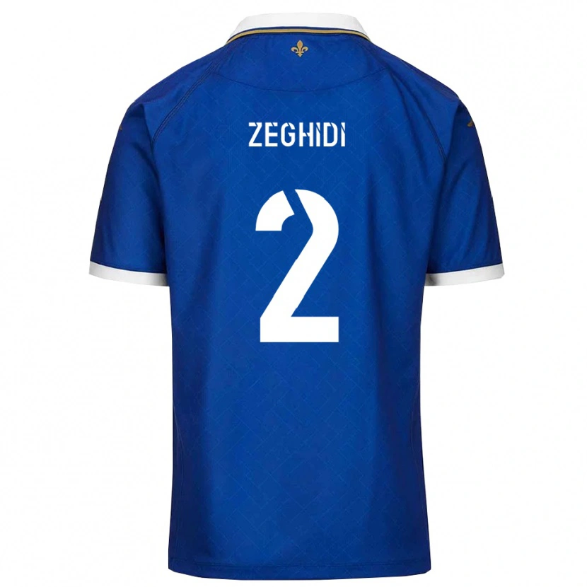 Danxen Kinder Yanis Zeghidi #2 Blau Gold Heimtrikot Trikot 2025/26 T-Shirt Österreich