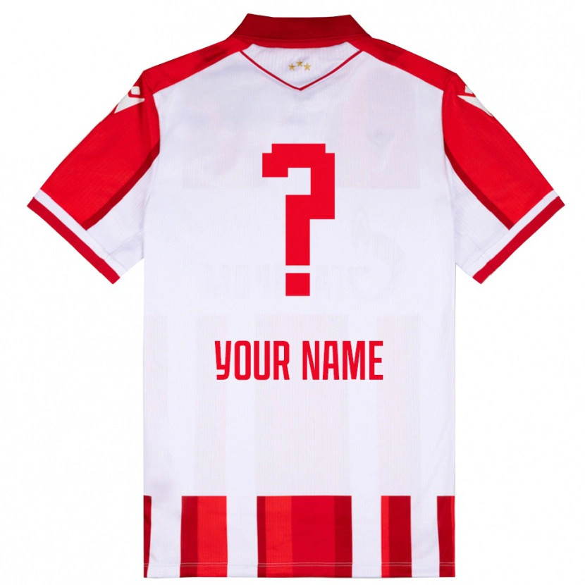 Danxen Kinder Ihren Namen #0 Rot Weiß Heimtrikot Trikot 2025/26 T-Shirt Österreich