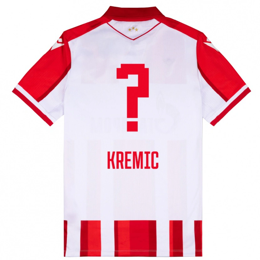 Danxen Kinder Luka Kremic #0 Rot Weiß Heimtrikot Trikot 2025/26 T-Shirt Österreich