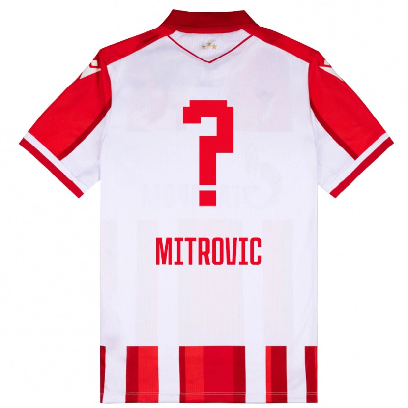 Danxen Kinder Dimitrije Mitrovic #0 Rot Weiß Heimtrikot Trikot 2025/26 T-Shirt Österreich