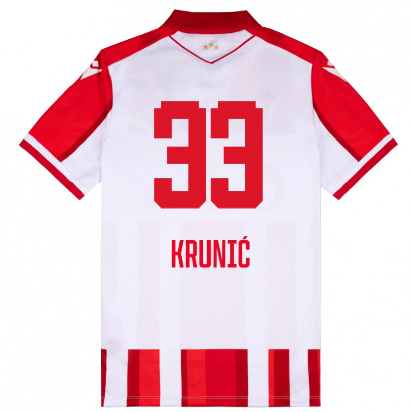 Danxen Kinder Rade Krunic #33 Rot Weiß Heimtrikot Trikot 2025/26 T-Shirt Österreich