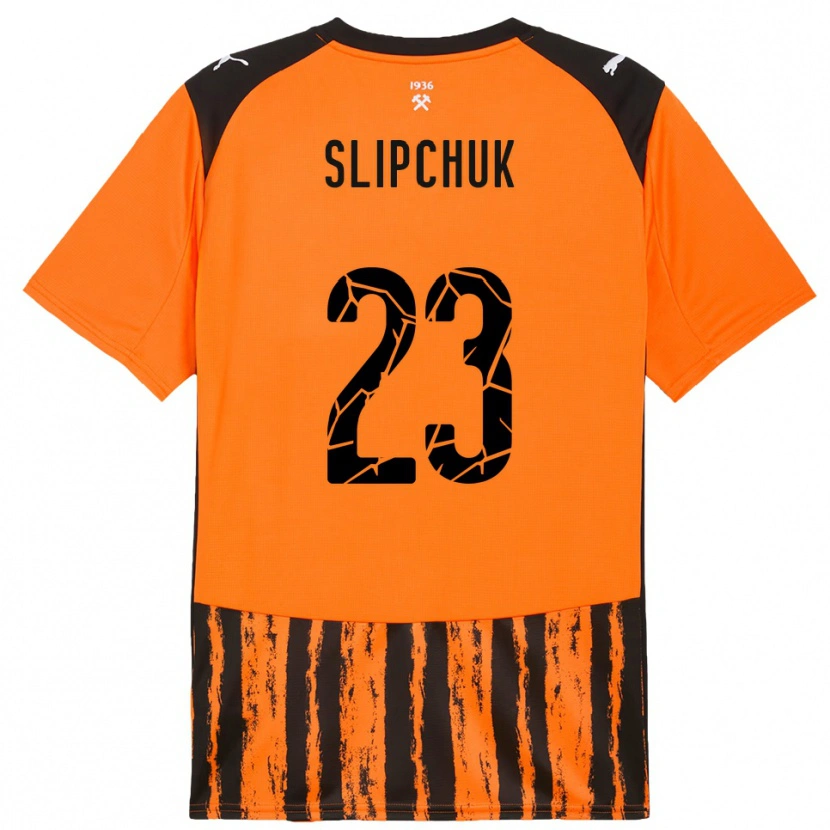 Danxen Kinder Mykhaylo Slipchuk #23 Orange Schwarz Heimtrikot Trikot 2025/26 T-Shirt Österreich