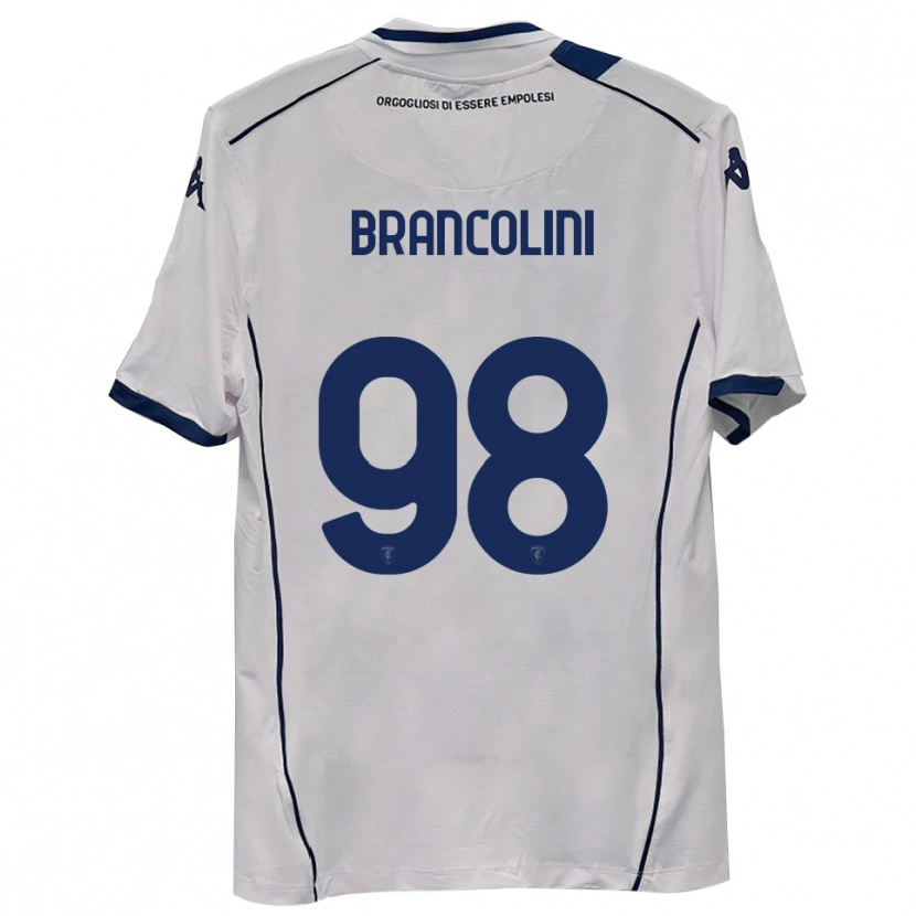 Danxen Kinder Federico Brancolini #98 Dunkelmarineblau Auswärtstrikot Trikot 2025/26 T-Shirt Österreich