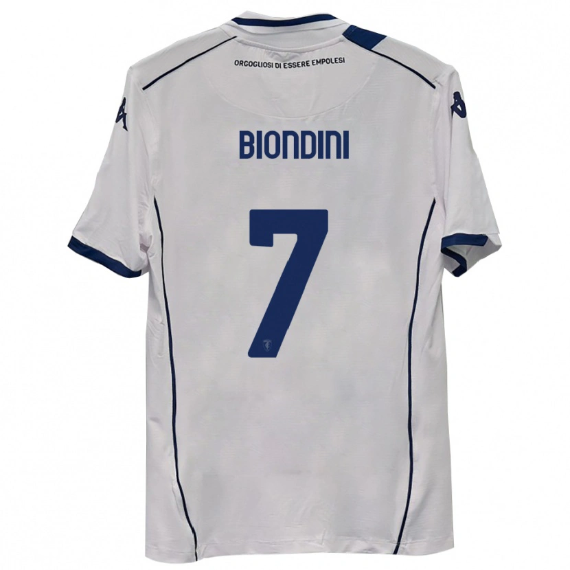 Danxen Kinder Edoardo Biondini #7 Dunkelmarineblau Auswärtstrikot Trikot 2025/26 T-Shirt Österreich