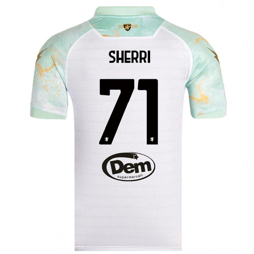 Danxen Kinder Alen Sherri #71 Weiß Schwarz Auswärtstrikot Trikot 2025/26 T-Shirt Österreich