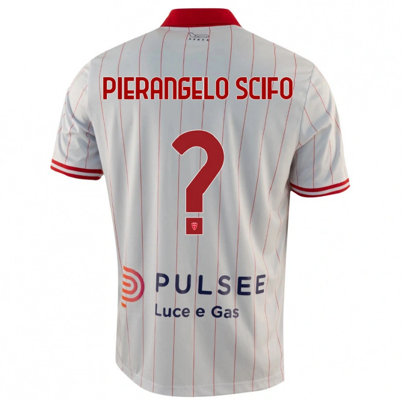 Danxen Kinder Dennis Pierangelo Scifo #0 Weiß Rot Blau Auswärtstrikot Trikot 2025/26 T-Shirt Österreich