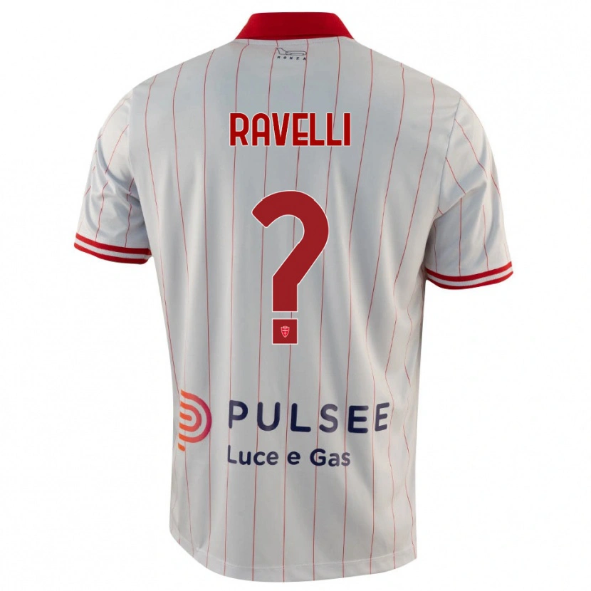 Danxen Kinder Etienne Ravelli #0 Weiß Rot Blau Auswärtstrikot Trikot 2025/26 T-Shirt Österreich