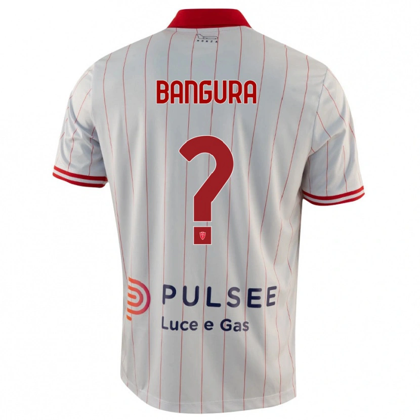 Danxen Kinder Abudlrahim Bangura #0 Weiß Rot Blau Auswärtstrikot Trikot 2025/26 T-Shirt Österreich