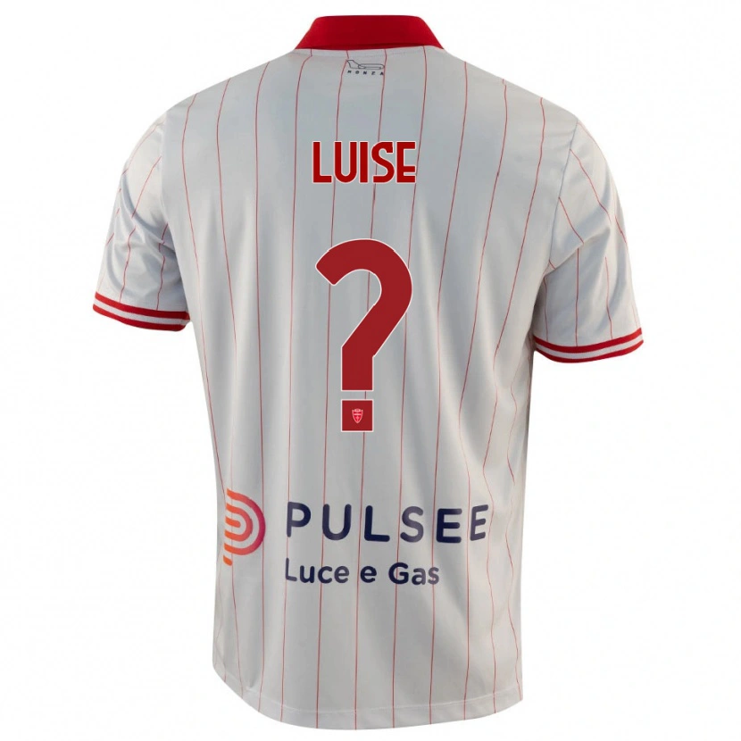 Danxen Kinder Marco Luise #0 Weiß Rot Blau Auswärtstrikot Trikot 2025/26 T-Shirt Österreich