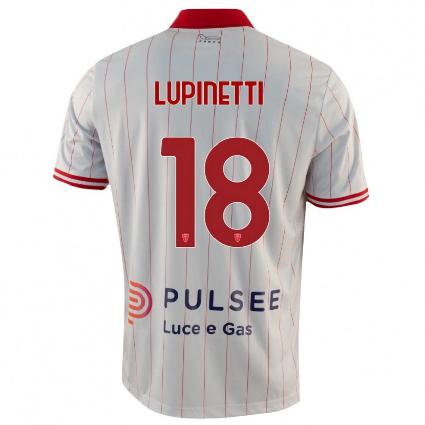 Danxen Kinder Tommaso Lupinetti #18 Weiß Rot Blau Auswärtstrikot Trikot 2025/26 T-Shirt Österreich