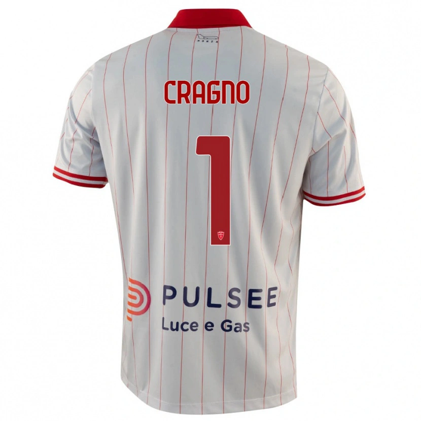 Danxen Kinder Alessio Cragno #1 Weiß Rot Blau Auswärtstrikot Trikot 2025/26 T-Shirt Österreich