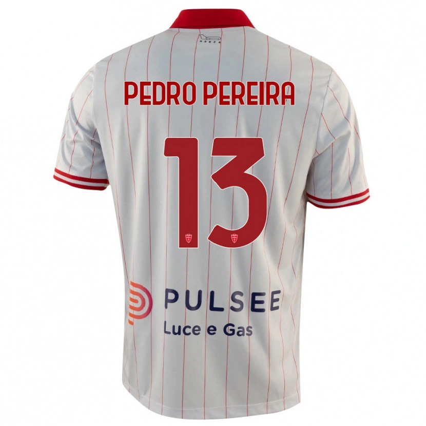 Danxen Kinder Pedro Pereira #13 Weiß Rot Blau Auswärtstrikot Trikot 2025/26 T-Shirt Österreich