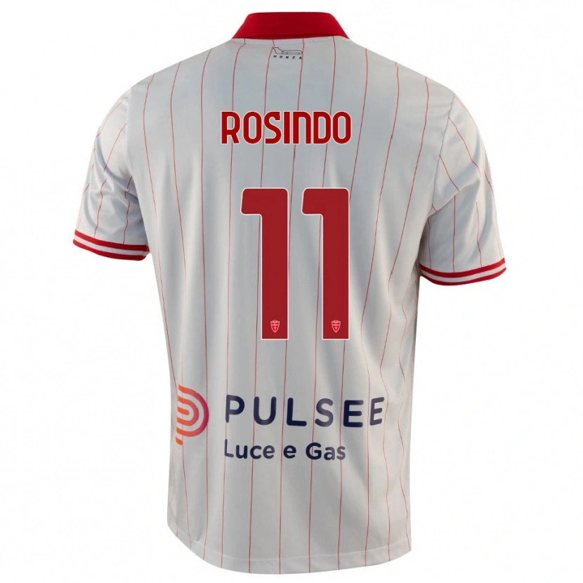 Danxen Kinder Rosindo Zanni #11 Weiß Rot Blau Auswärtstrikot Trikot 2025/26 T-Shirt Österreich