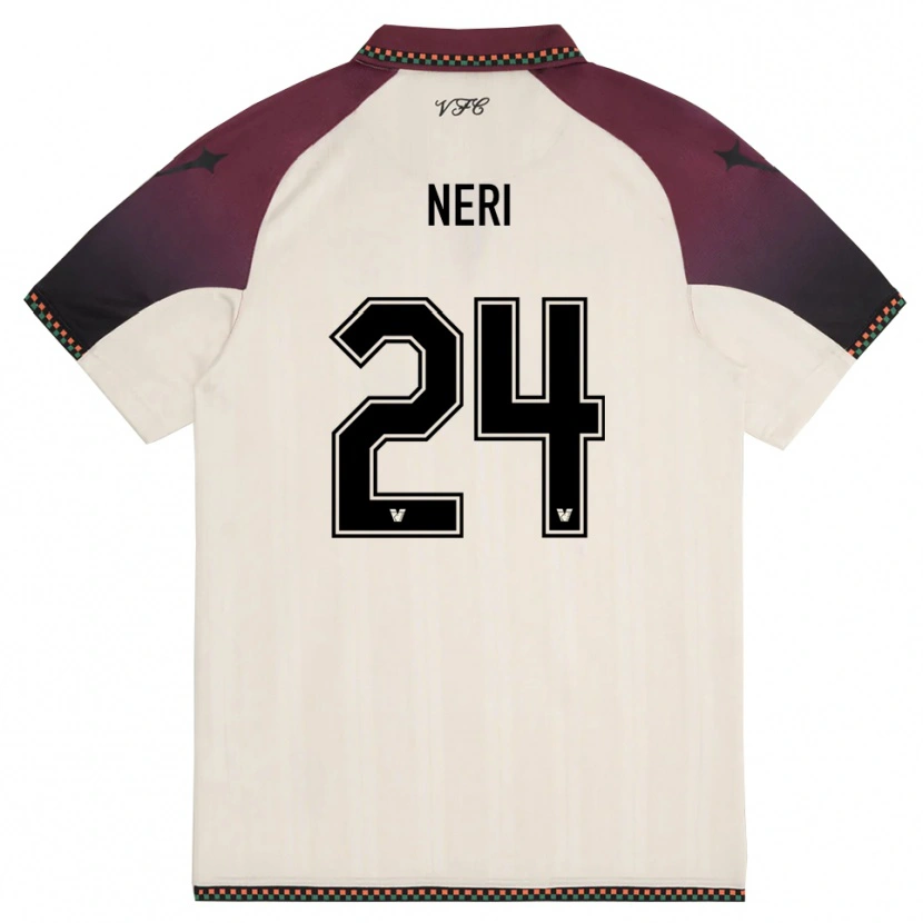 Danxen Kinder Filippo Neri #24 Cremefarben Burgund Auswärtstrikot Trikot 2025/26 T-Shirt Österreich