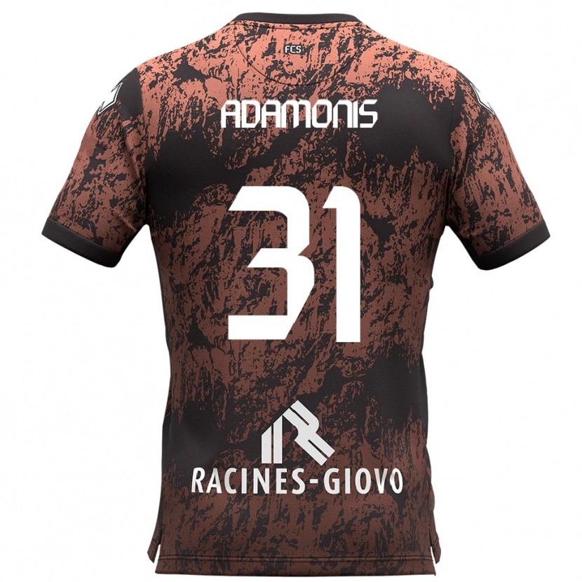 Danxen Kinder Marius Adamonis #31 Braun Schwarz Auswärtstrikot Trikot 2025/26 T-Shirt Österreich