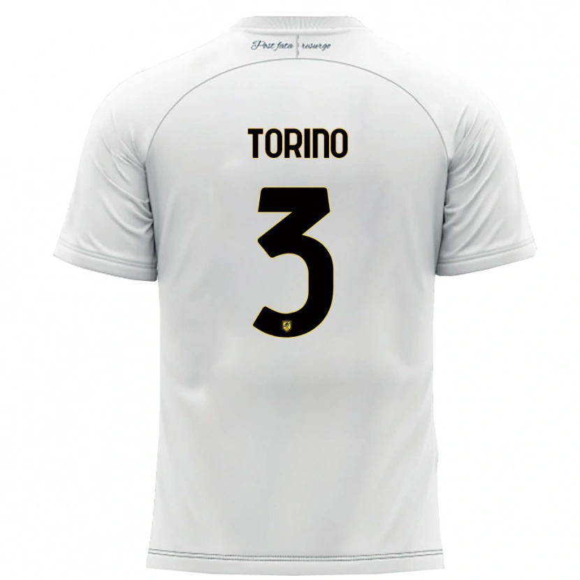 Danxen Kinder Christian Torino #3 Weiß Gelb Auswärtstrikot Trikot 2025/26 T-Shirt Österreich