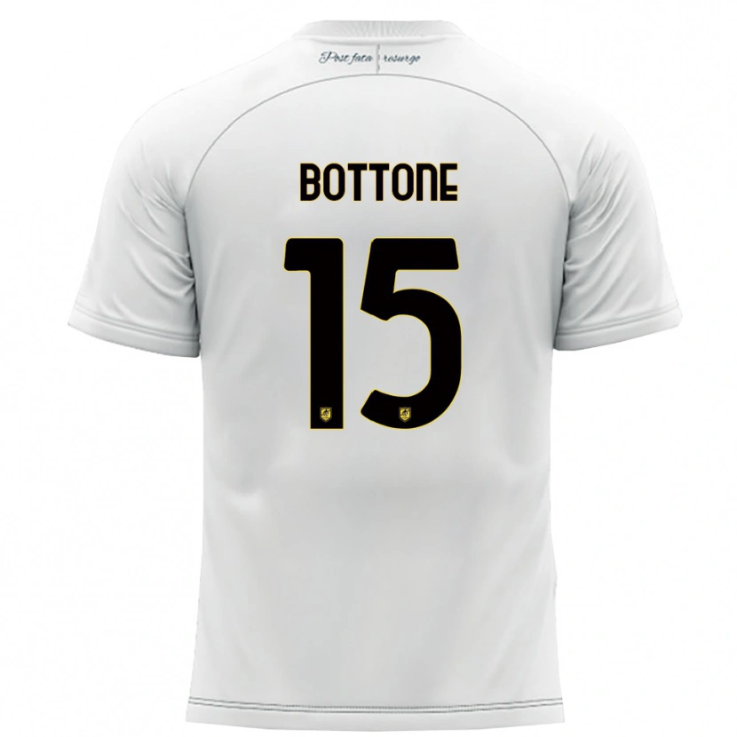 Danxen Kinder Salvatore Bottone #15 Weiß Gelb Auswärtstrikot Trikot 2025/26 T-Shirt Österreich