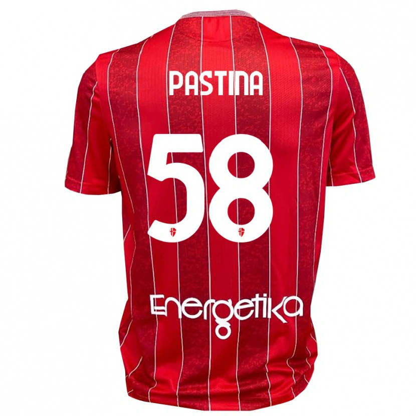 Danxen Kinder Christian Pastina #58 Rot Weiß Auswärtstrikot Trikot 2025/26 T-Shirt Österreich