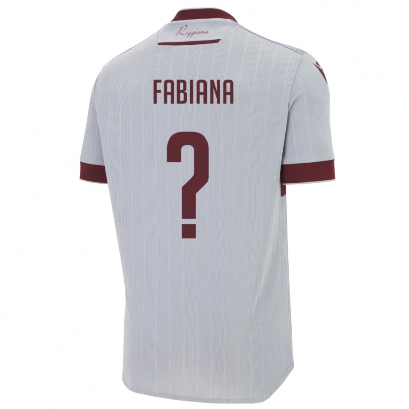 Danxen Kinder Bazzani Fabiana #0 Burgund Weiß Auswärtstrikot Trikot 2025/26 T-Shirt Österreich