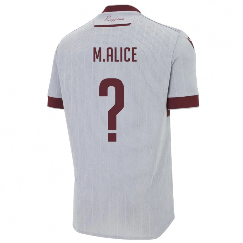 Danxen Kinder Malaguti Alice #0 Burgund Weiß Auswärtstrikot Trikot 2025/26 T-Shirt Österreich