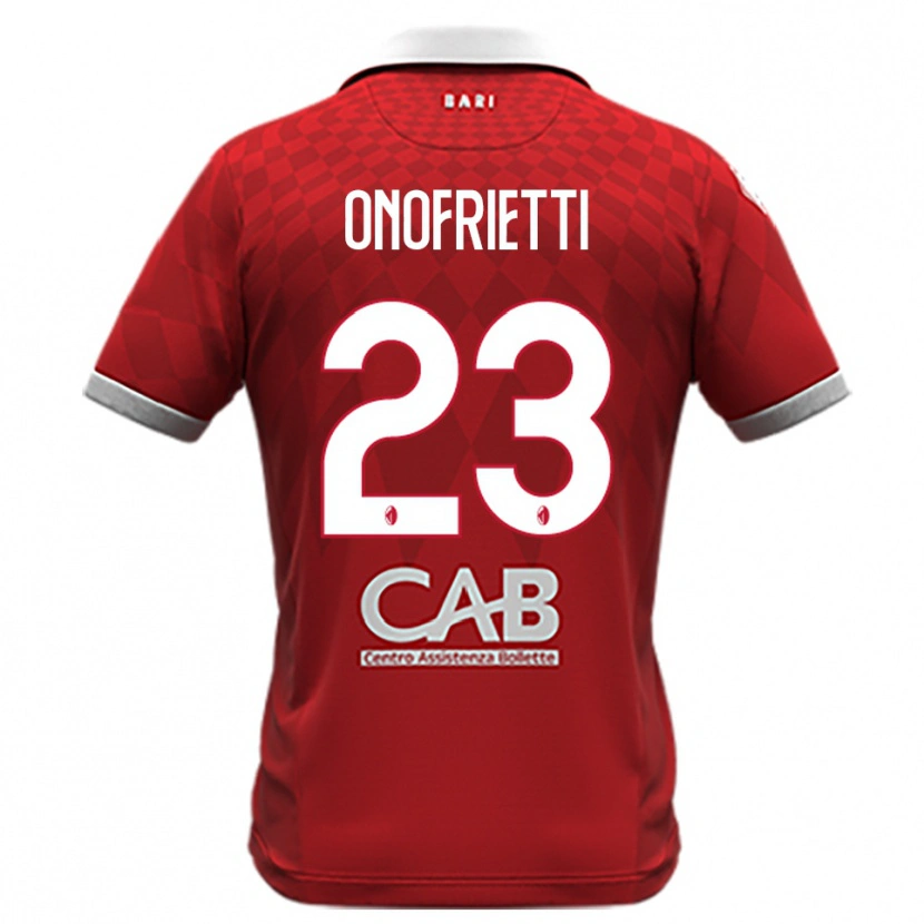 Danxen Kinder Vincenzo Onofrietti #23 Rot Weiß Auswärtstrikot Trikot 2025/26 T-Shirt Österreich