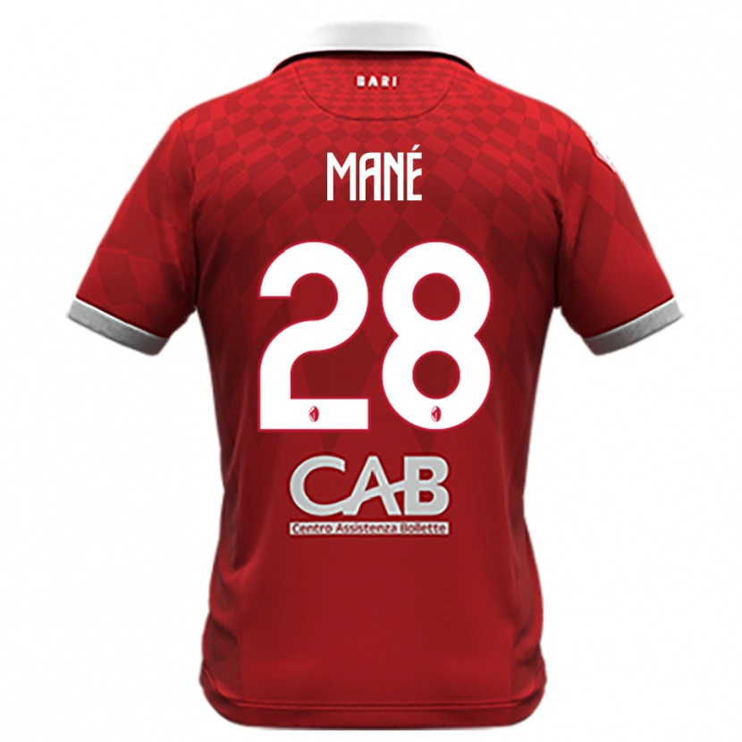 Danxen Kinder Moussa Mané #28 Rot Weiß Auswärtstrikot Trikot 2025/26 T-Shirt Österreich
