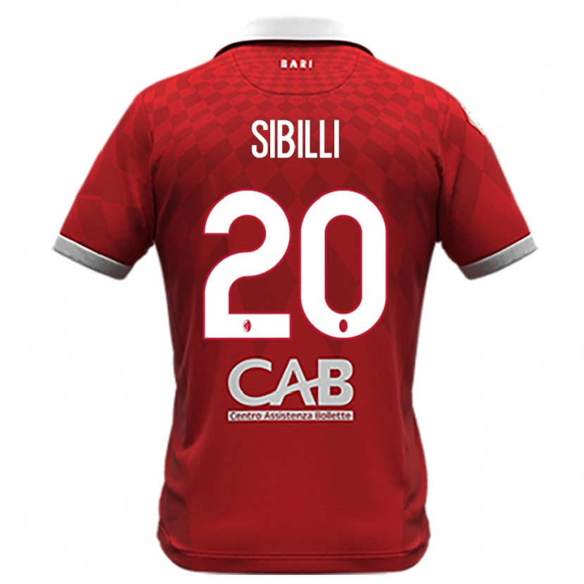 Danxen Kinder Giuseppe Sibilli #20 Rot Weiß Auswärtstrikot Trikot 2025/26 T-Shirt Österreich