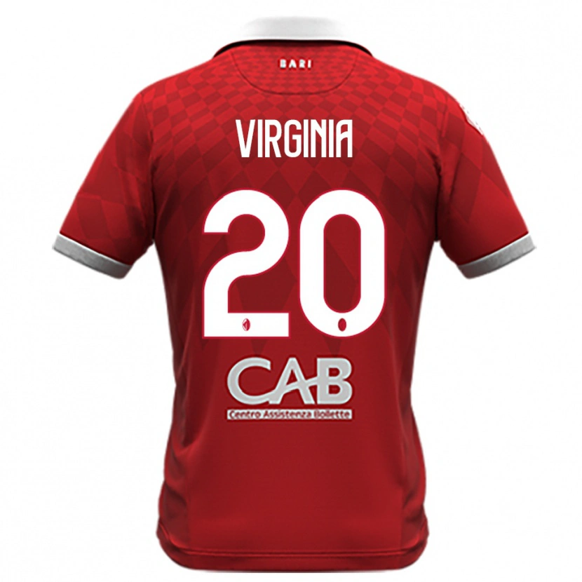 Danxen Kinder Kiswensida Virginia #20 Rot Weiß Auswärtstrikot Trikot 2025/26 T-Shirt Österreich