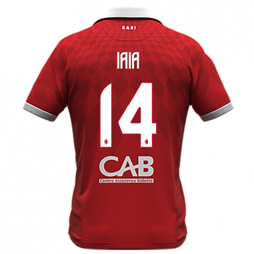 Danxen Kinder Pasquale Iaia #14 Rot Weiß Auswärtstrikot Trikot 2025/26 T-Shirt Österreich