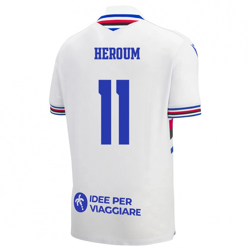 Danxen Kinder Nora Heroum #11 Weiß Blau Rot Auswärtstrikot Trikot 2025/26 T-Shirt Österreich