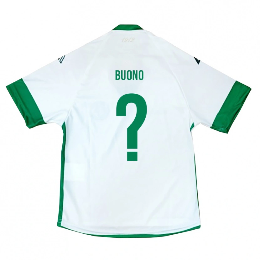 Danxen Kinder Nicola Buono #0 Weiß Grün Blau Auswärtstrikot Trikot 2025/26 T-Shirt Österreich