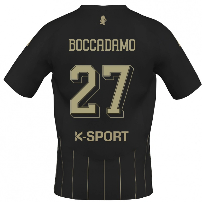 Danxen Kinder Antonio Boccadamo #27 Grau Weiß Auswärtstrikot Trikot 2025/26 T-Shirt Österreich