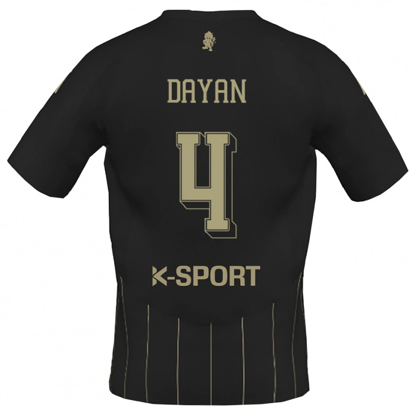 Danxen Kinder Pedro Dayan #4 Grau Weiß Auswärtstrikot Trikot 2025/26 T-Shirt Österreich
