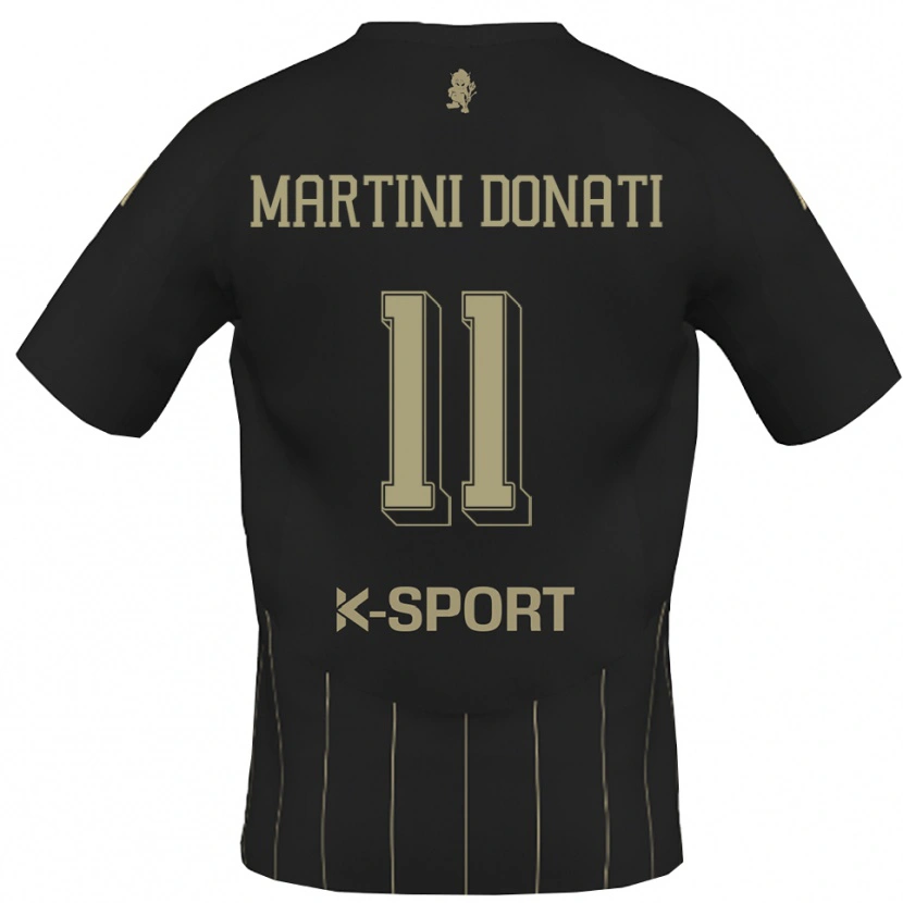 Danxen Kinder Cesare Martini Donati #11 Grau Weiß Auswärtstrikot Trikot 2025/26 T-Shirt Österreich