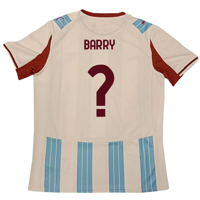 Danxen Kinder Sammy Barry #0 Himmelblau Weiß Auswärtstrikot Trikot 2025/26 T-Shirt Österreich