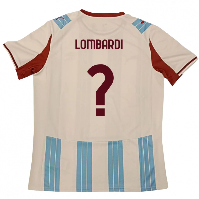 Danxen Kinder Lorenzo Lombardi #0 Himmelblau Weiß Auswärtstrikot Trikot 2025/26 T-Shirt Österreich