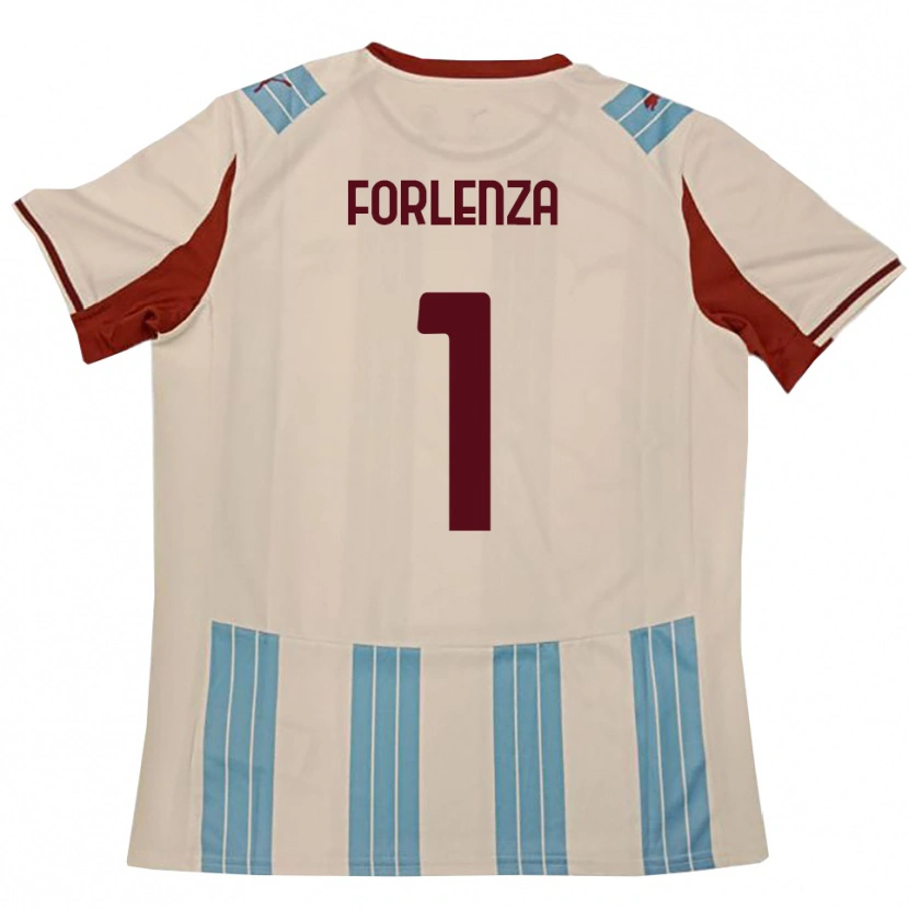 Danxen Kinder Carlo Forlenza #1 Himmelblau Weiß Auswärtstrikot Trikot 2025/26 T-Shirt Österreich