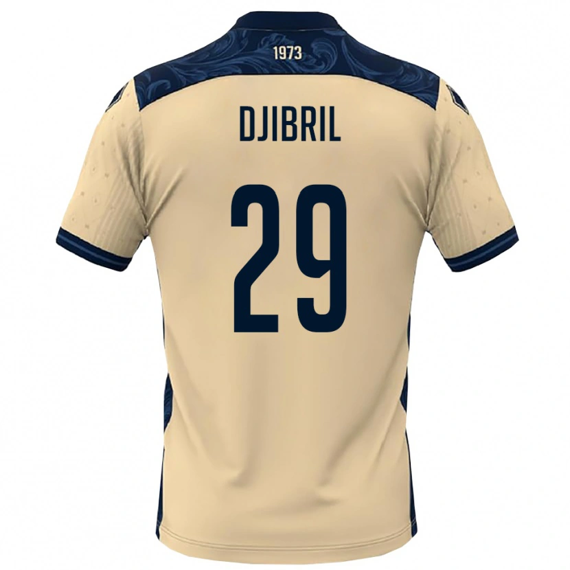 Danxen Kinder Akim Djibril #29 Weiß Marineblau Auswärtstrikot Trikot 2025/26 T-Shirt Österreich