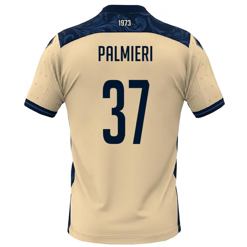 Danxen Kinder Riccardo Palmieri #37 Weiß Marineblau Auswärtstrikot Trikot 2025/26 T-Shirt Österreich