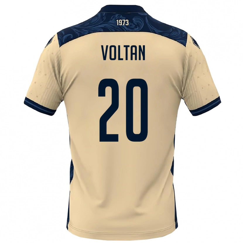 Danxen Kinder Davide Voltan #20 Weiß Marineblau Auswärtstrikot Trikot 2025/26 T-Shirt Österreich