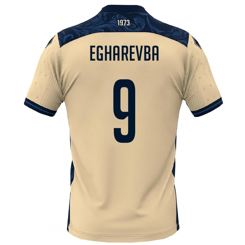 Danxen Kinder Destiny Egharevba #9 Weiß Marineblau Auswärtstrikot Trikot 2025/26 T-Shirt Österreich