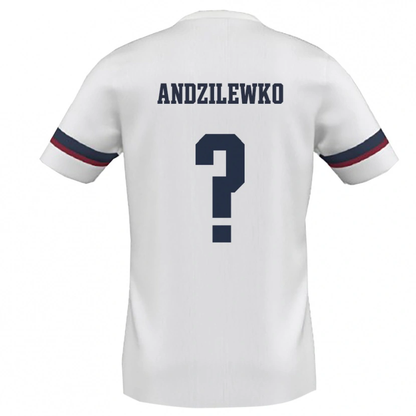Danxen Kinder Andzilewko #0 Weiß Rot Auswärtstrikot Trikot 2025/26 T-Shirt Österreich