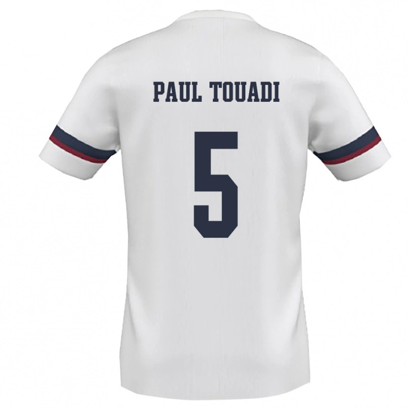 Danxen Kinder Jean Paul Touadi #5 Weiß Rot Auswärtstrikot Trikot 2025/26 T-Shirt Österreich