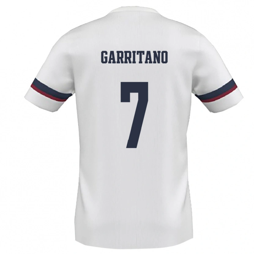 Danxen Kinder Luca Garritano #7 Weiß Rot Auswärtstrikot Trikot 2025/26 T-Shirt Österreich